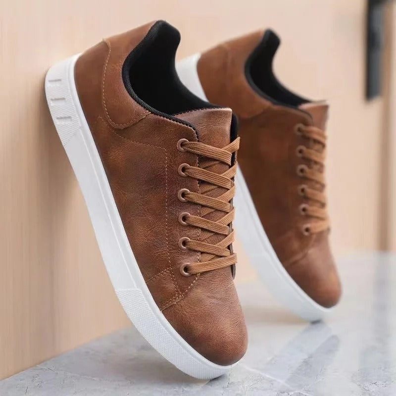 Men's White Shoes Skateboarding Shoes