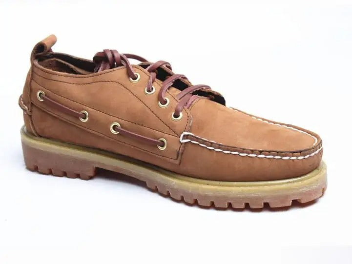 Genuine Leather Men's Casual Shoes Fashion Boat Shoes