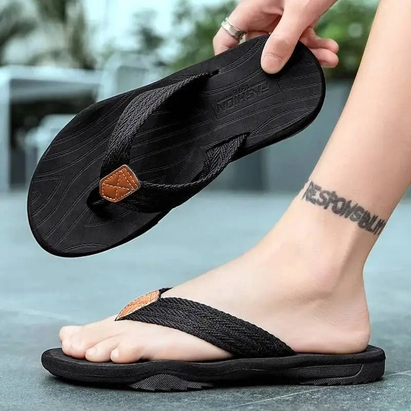 Men's Flip Flops Casual Beach Shoes