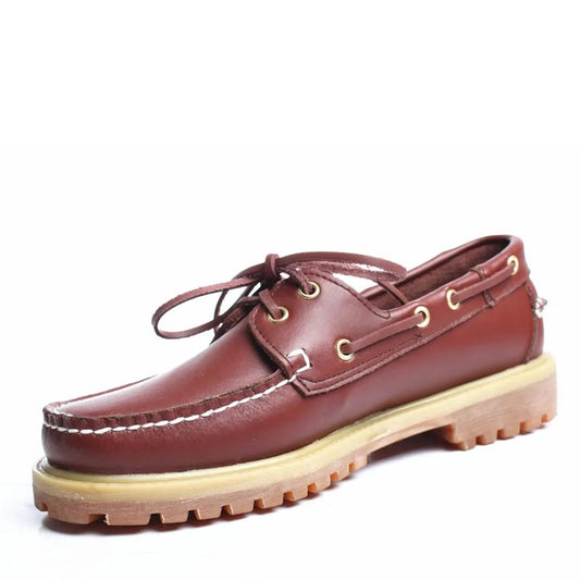 Genuine Leather Men's Casual Shoes Fashion Boat Shoes