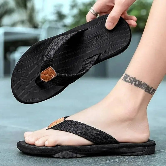 Men's Flip Flops Casual Beach Shoes