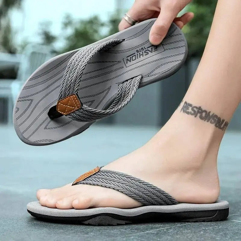 Men's Flip Flops Casual Beach Shoes