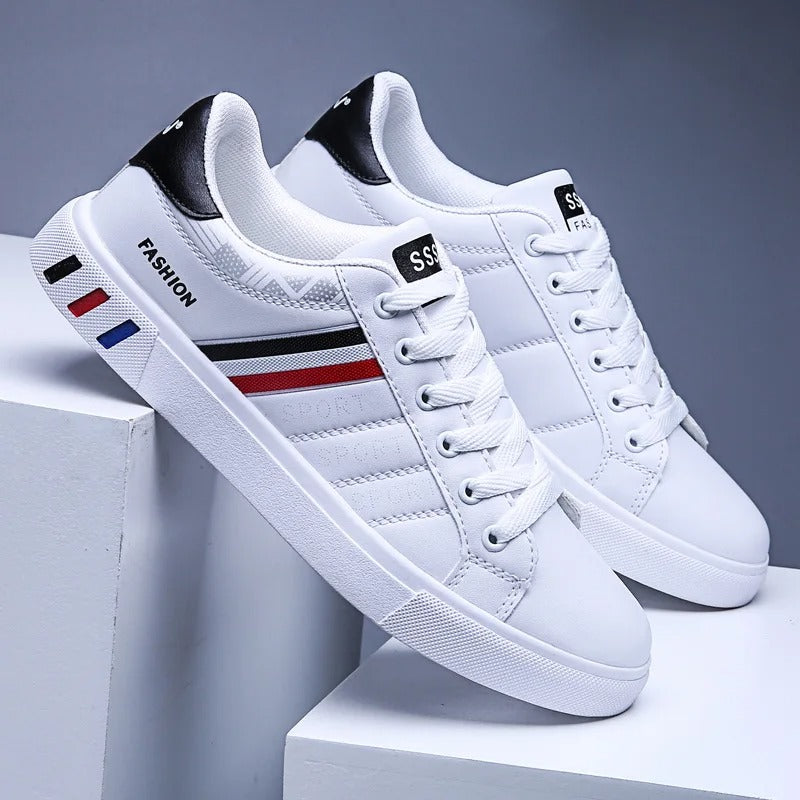 Men's White Shoes Skateboarding Shoes