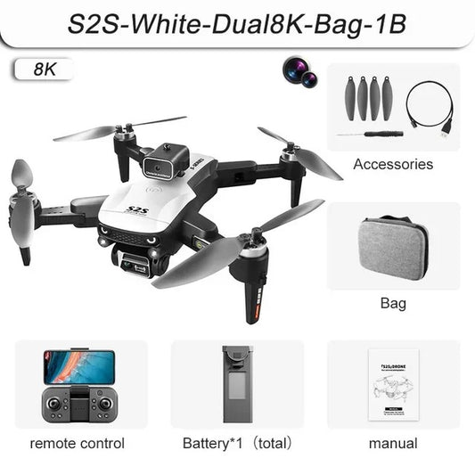 S2S Mini Drone 4k 8K HD Camera Obstacle